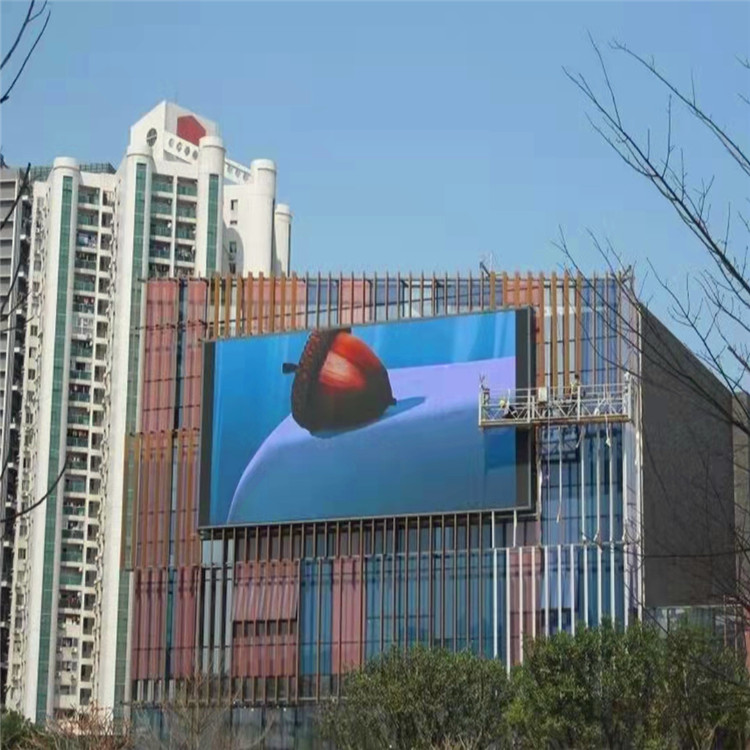 淮/安LED显示屏P4P5强力巨彩室外高清全彩商场外墙安装