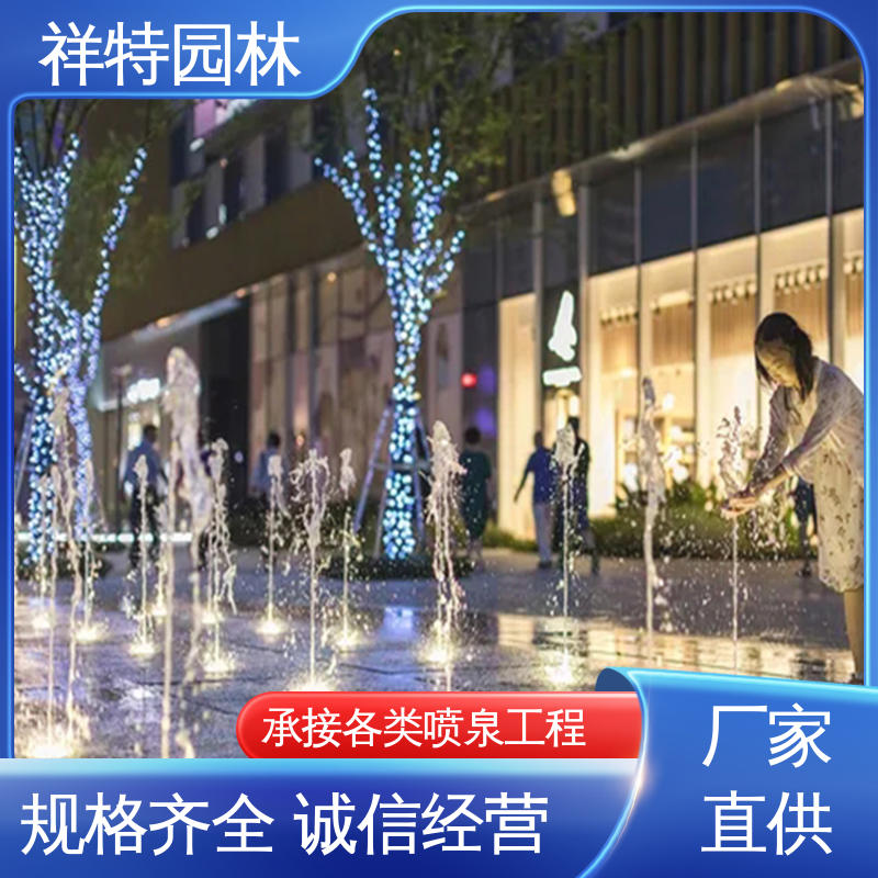 祥特园林 操作简单 颜色绚丽 公园水景设备 小型音乐喷泉公司