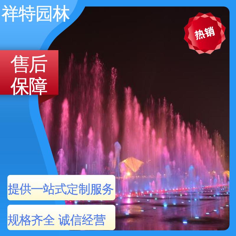 祥特 水景工程施工 贴心售后 可调万向直射 湖面音乐喷泉