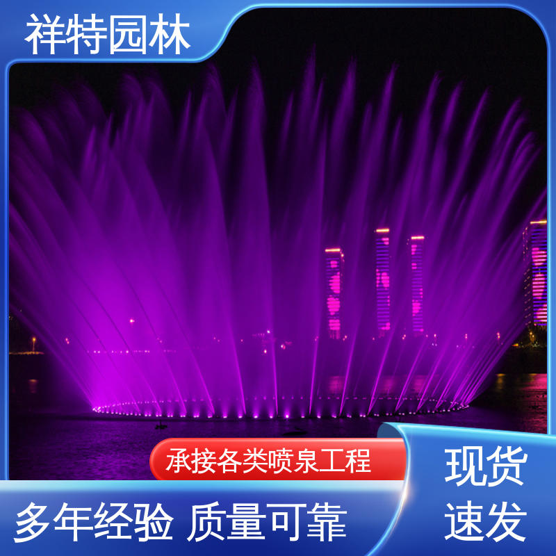 祥特 观赏表演造景 维护方便 光影水幕秀 远程指导