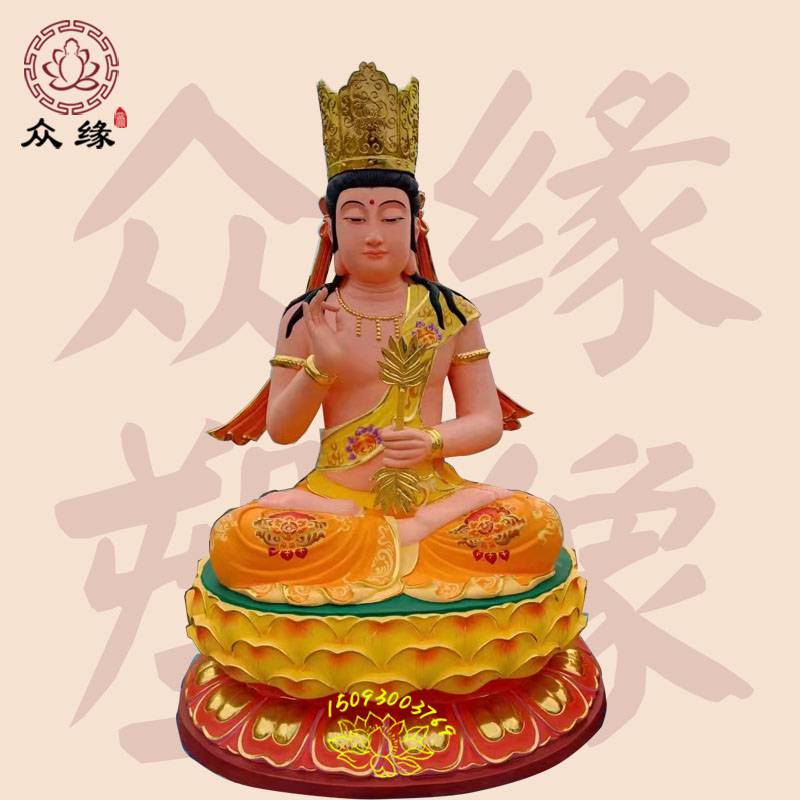 虚空藏菩萨佛像 十二生肖菩萨 本命佛守护神 树脂玻璃钢雕像