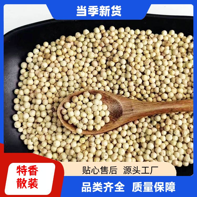 正宗白胡椒500g可买烟桂皮一口钟当季新货白胡椒粒干货 免费打粉 