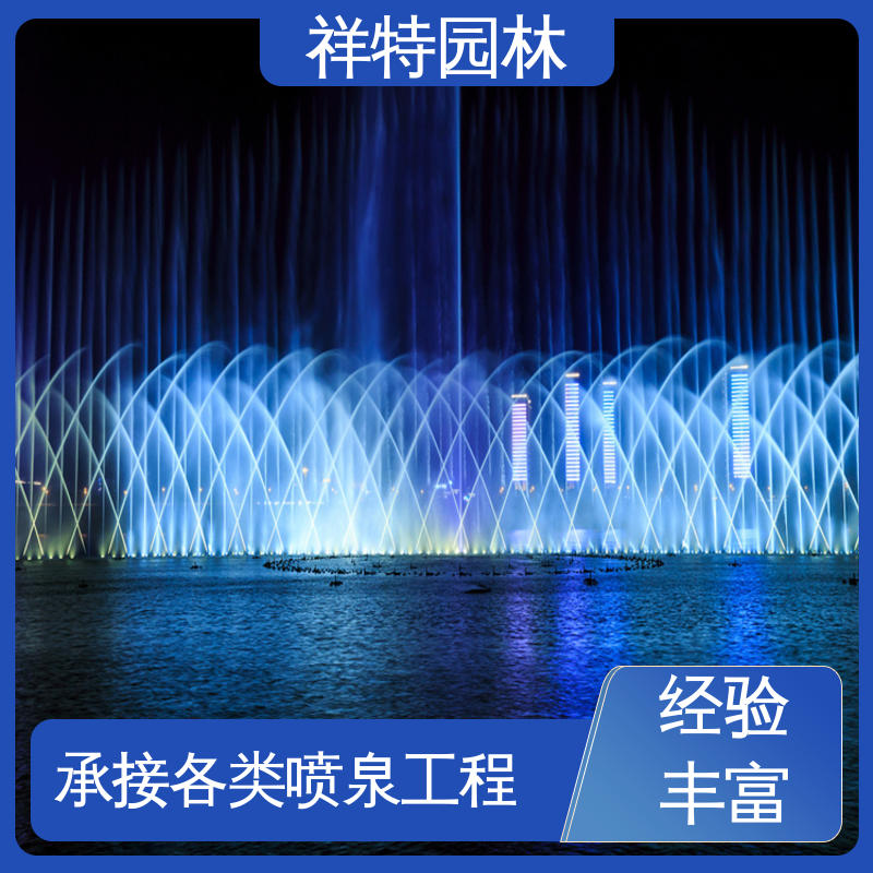 组合形态多变 颜色绚丽 多年经验 水幕景观 祥特