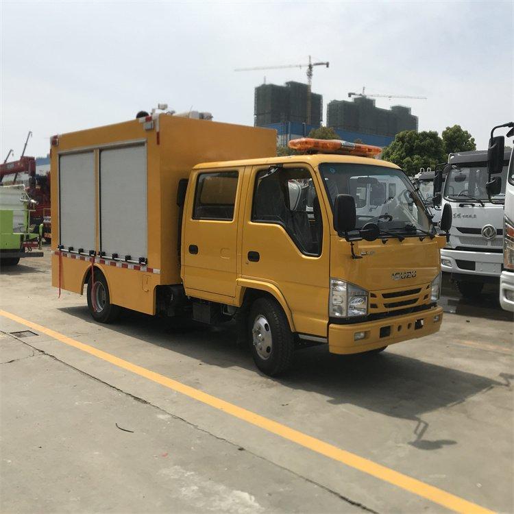 CLW定制双排座多功能抢险车 蓝牌防汛排涝救援车