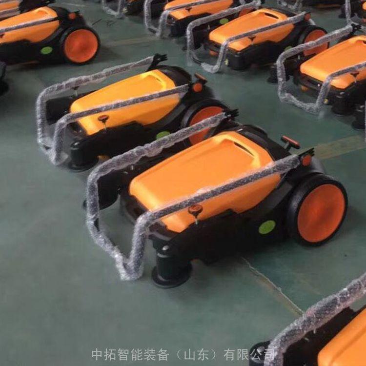 扫地车 无动力手推式扫地机 电动双刷扫地车