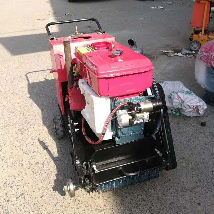 手推式电动刻纹机 混凝土路面防滑刻纹机 水泥沥青路面切割机