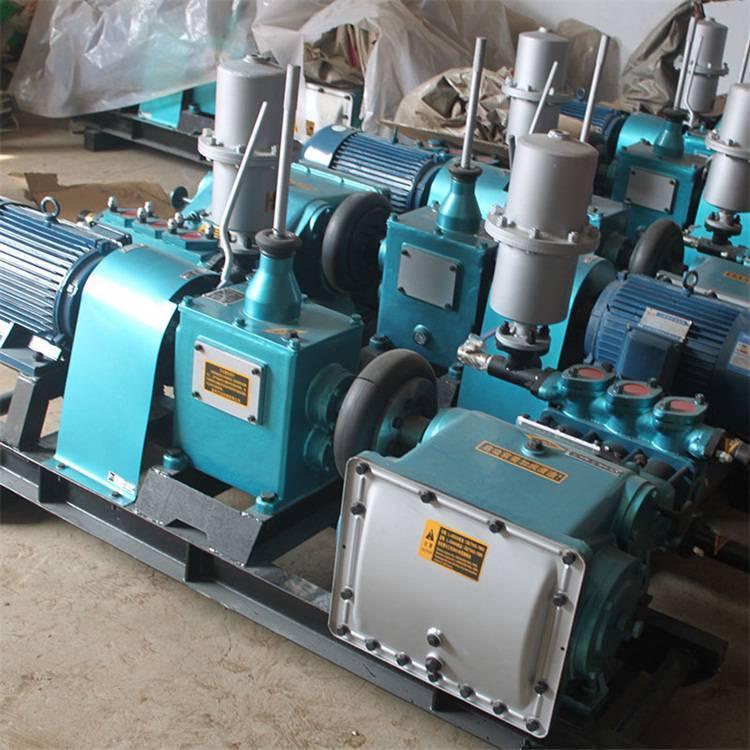 三缸往复式注浆泵灌浆机 桥梁桩基锚索注浆设备 BW150型三缸泥浆泵