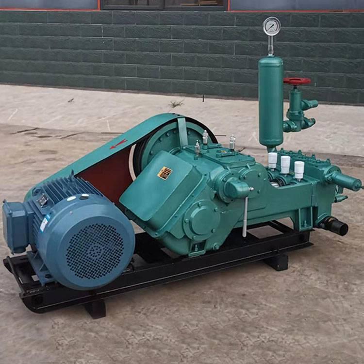 中拓水泥注浆泵厂家 三缸卧式泥浆泵 BW320三缸注浆泵