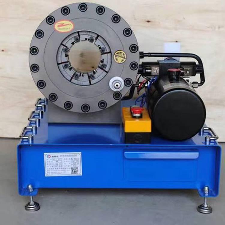 中拓厂家手动车载式压管机 液压胶管压管机 车载便携式油管压管机