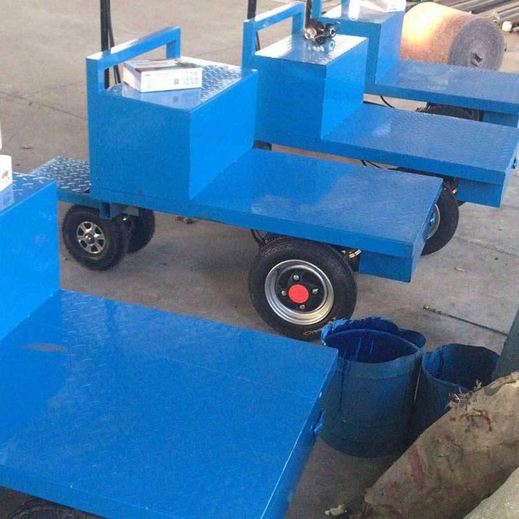 电动登高巡逻车厂家 滑轮登高梯 家用简易室内升降平台