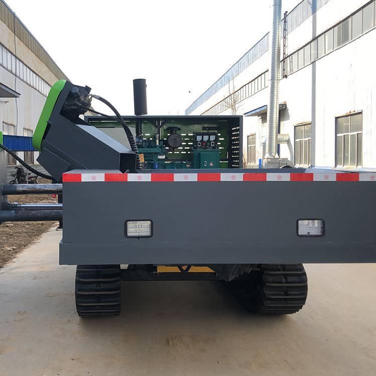 中拓 水沟成型机全自动 履带式路沿石滑模成型机 路缘石滑模机