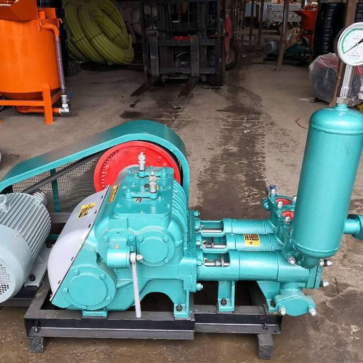 BW250-三缸注浆泵厂家 多功能三缸注浆泵 小型卧式三缸注浆泵