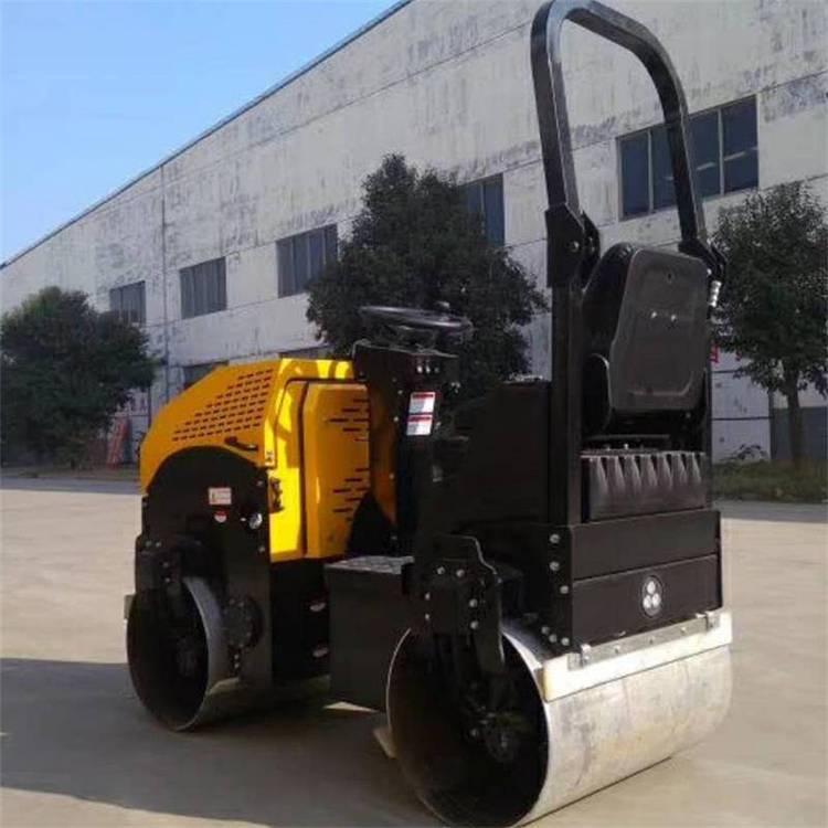 中拓小型手推单钢轮压路机 全液压压实机 单钢轮振动压路机器