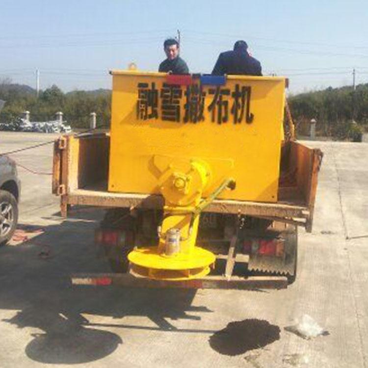 内蒙中拓 融雪剂撒布机 小型手推撒布机械 风景区道路撒盐机