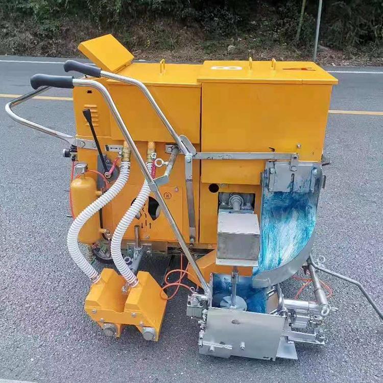 凸起震荡划线机 盲道划线机器 标志路面画线机