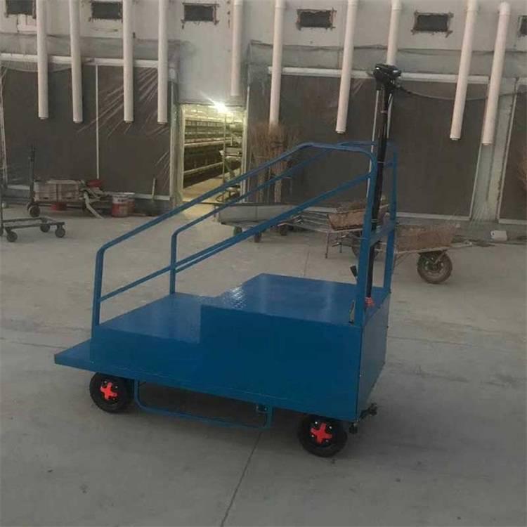 电动登高巡逻车 登高车 滑轮堆货仓库登高工具车