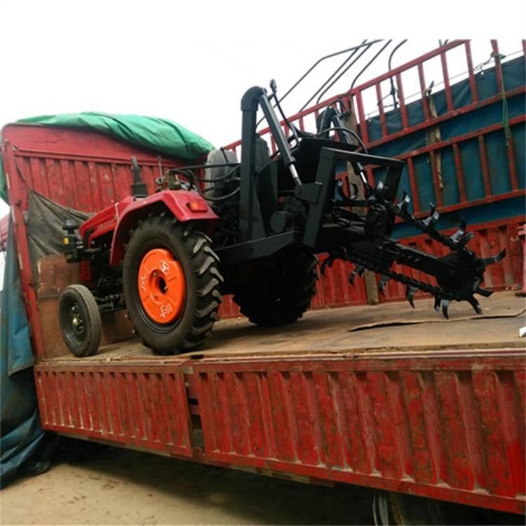 中拓链条开沟设备 圆盘开沟机 预埋管道开槽机