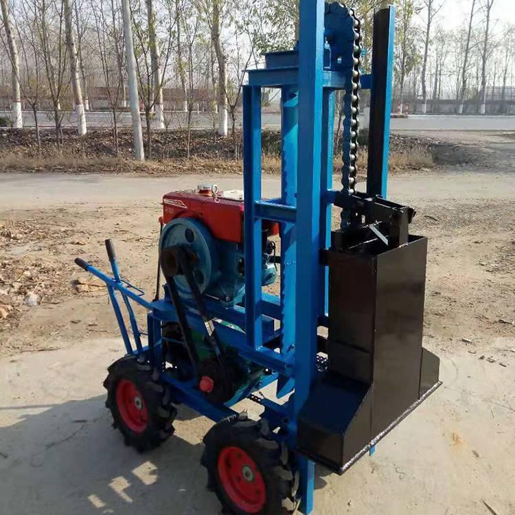 山东自走式砸夯机 自行式柴油砸夯机 ***小型吊夯机