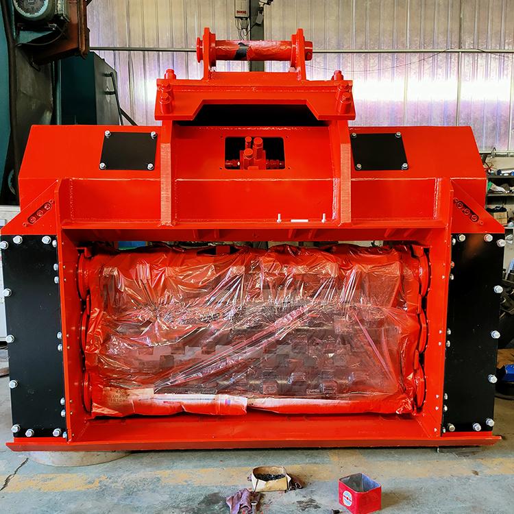 中拓挖掘机煤块筛分斗 大容量筛分旋转斗 土壤修复挖斗