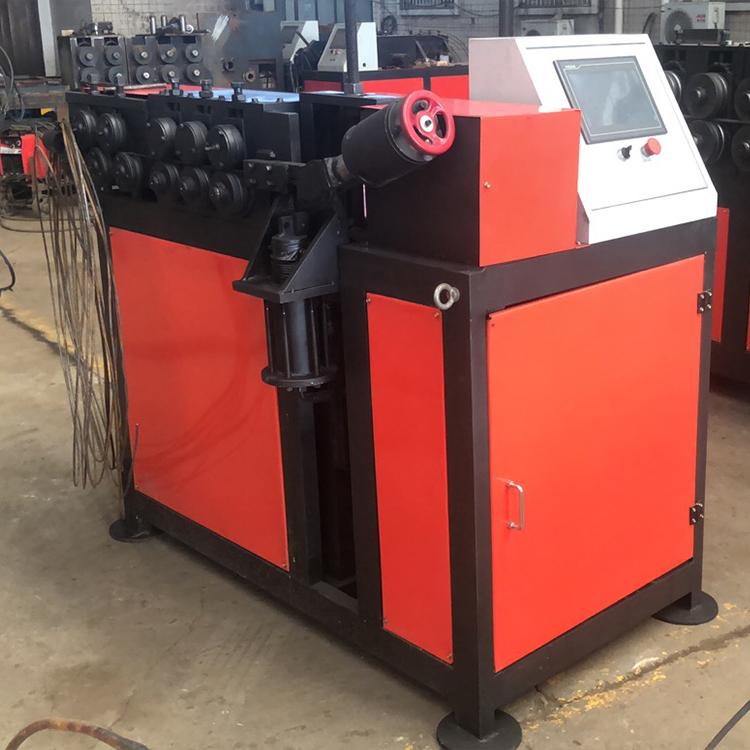 中拓数控金属线材打圈机 液压切断螺旋机 钢铁钢筋打弯机