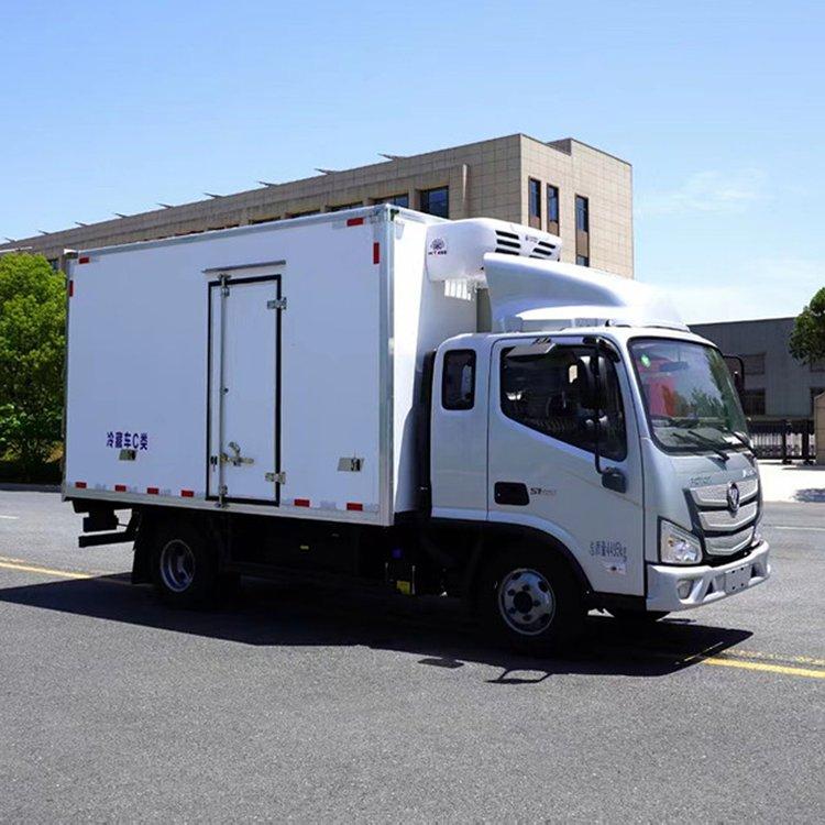 福田欧马可S1排半3.7米冷藏车 程力星辉晶龙高端工艺大厢