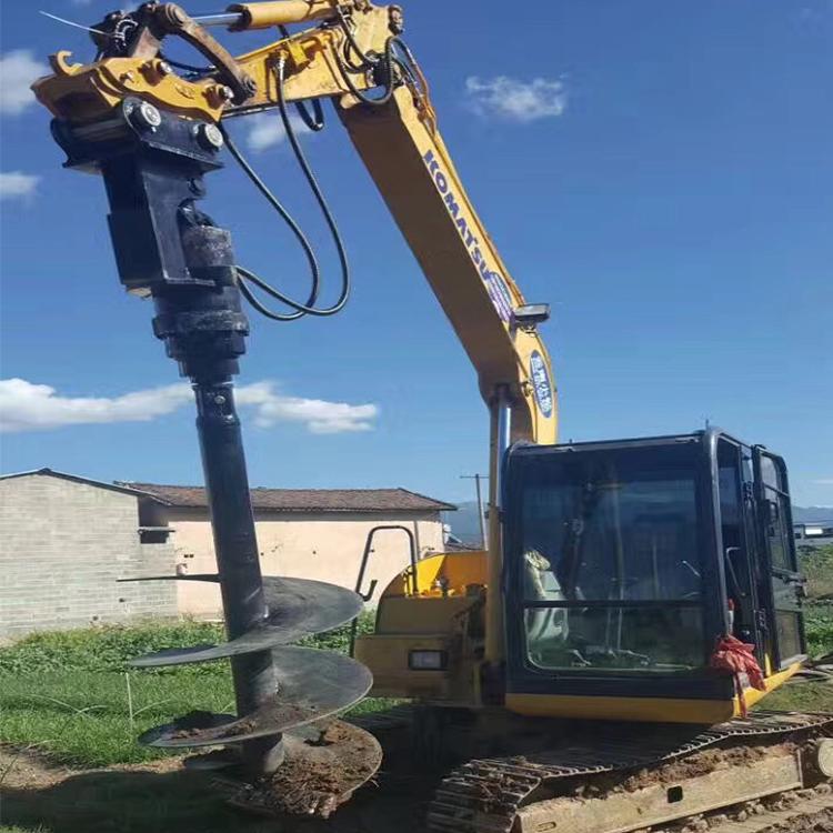 中拓 螺旋钻机 深井钻机螺旋打桩机 轨道式柴油式桩基钻孔设备