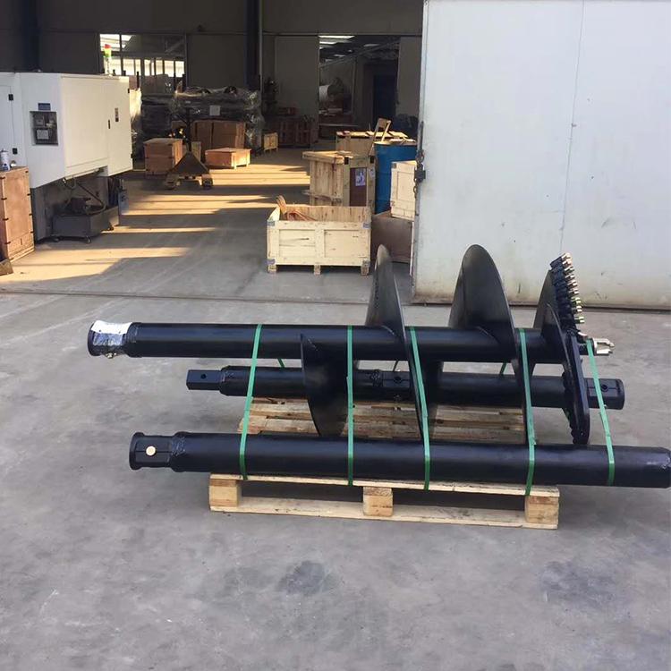 中拓螺旋钻机 液压螺旋钻洞机 电线杆钻孔引孔机