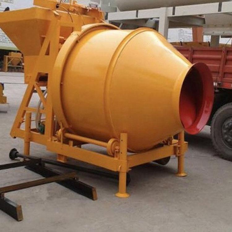 中拓混凝土搅拌机 半爬滚筒全自动上料水泥砂浆搅拌设备