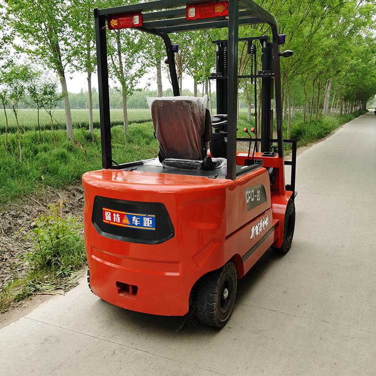 中拓 码头搬运四轮电动叉车 电动平衡重式叉车 液压堆高车