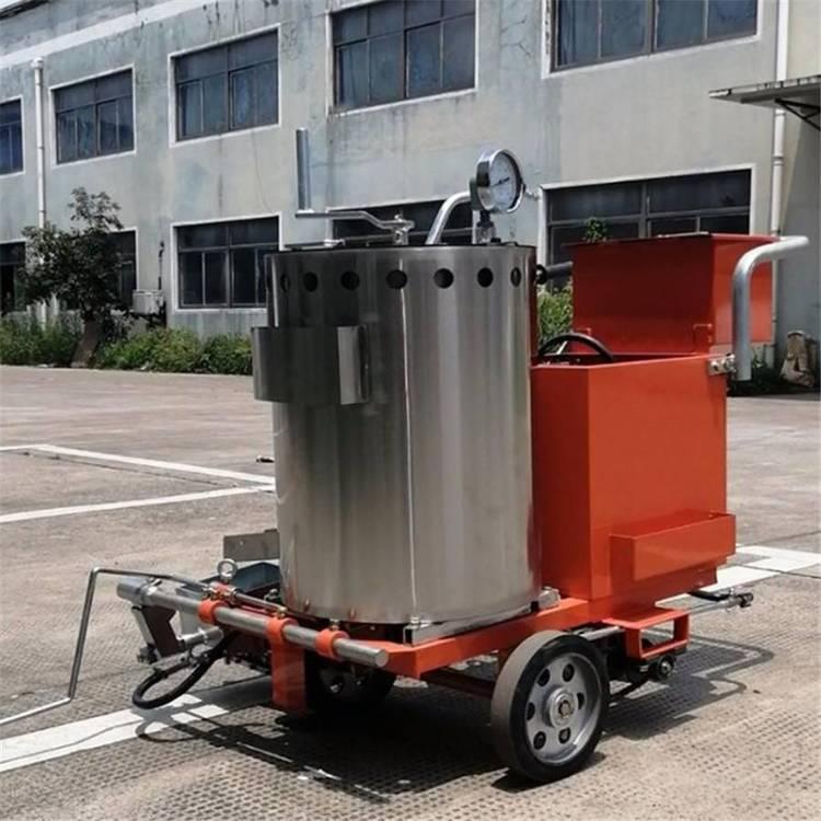 中拓震荡线划线机 停车位驾校跑道标线不干胶热熔机 专业画线