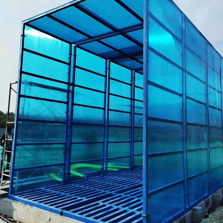 中拓 洗车机 半封闭式大型污垢清洗车 建筑运输车冲洗设备