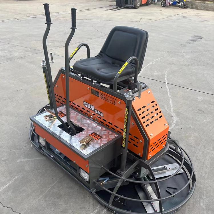 中拓 马路面抹光机 混凝土抹光设备 双磨盘座驾式抹光机械