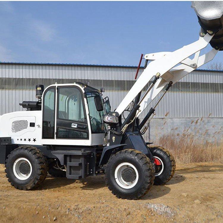 中拓 矮脚虎装载车 30型小型工地堆土机 多功能沙子石料铲装车