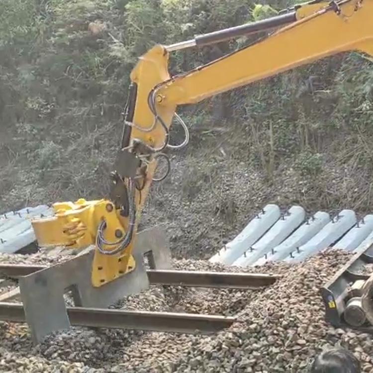 中拓水泥轨枕更换机 铁路改装换枕机 安装枕木夹具