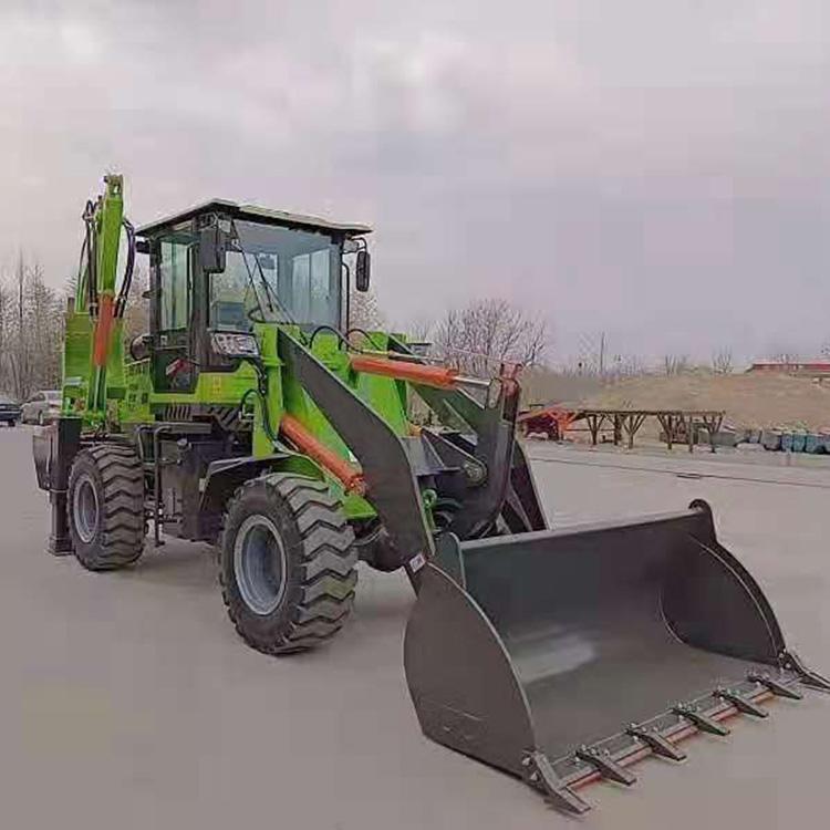 中拓 两头忙装载车 铲车挖机一体机 农用前装后挖