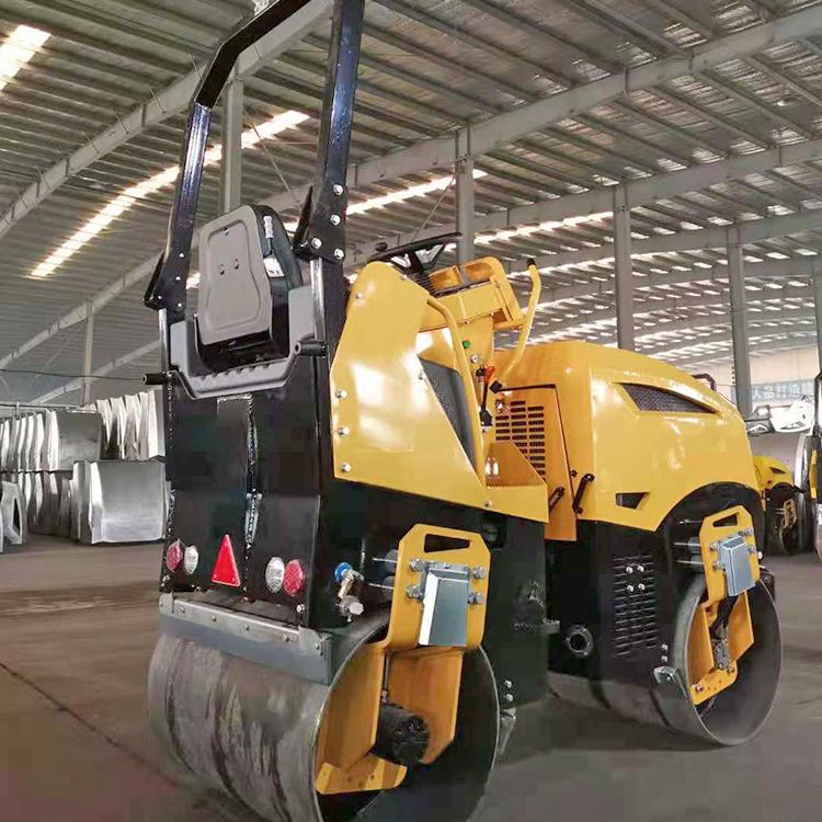 中拓压路机 双驱双振压路器 钢轮小型压土机设备