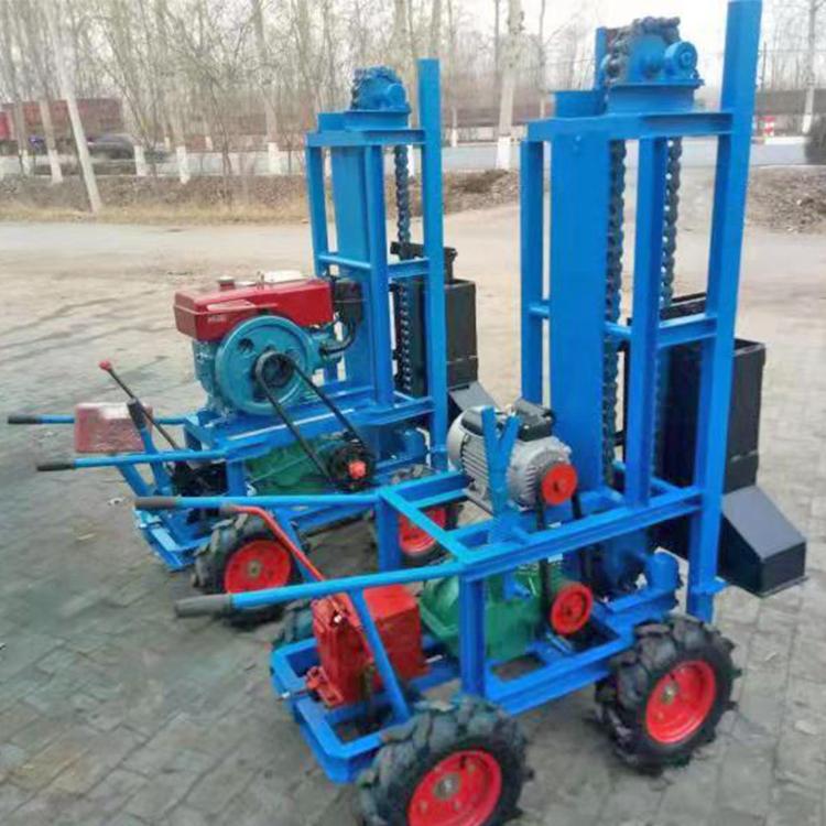 中拓 自行走链式夯土机 手扶式内燃夯实机 自走链式柴油打夯机