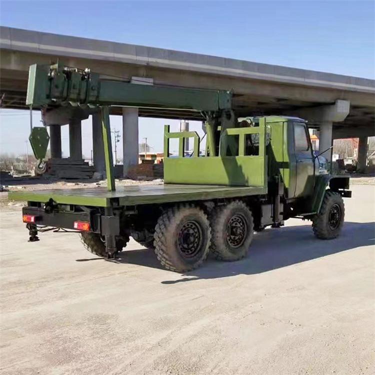 中拓车载吊机货车随车吊 平板运输车 多功能随车起重机