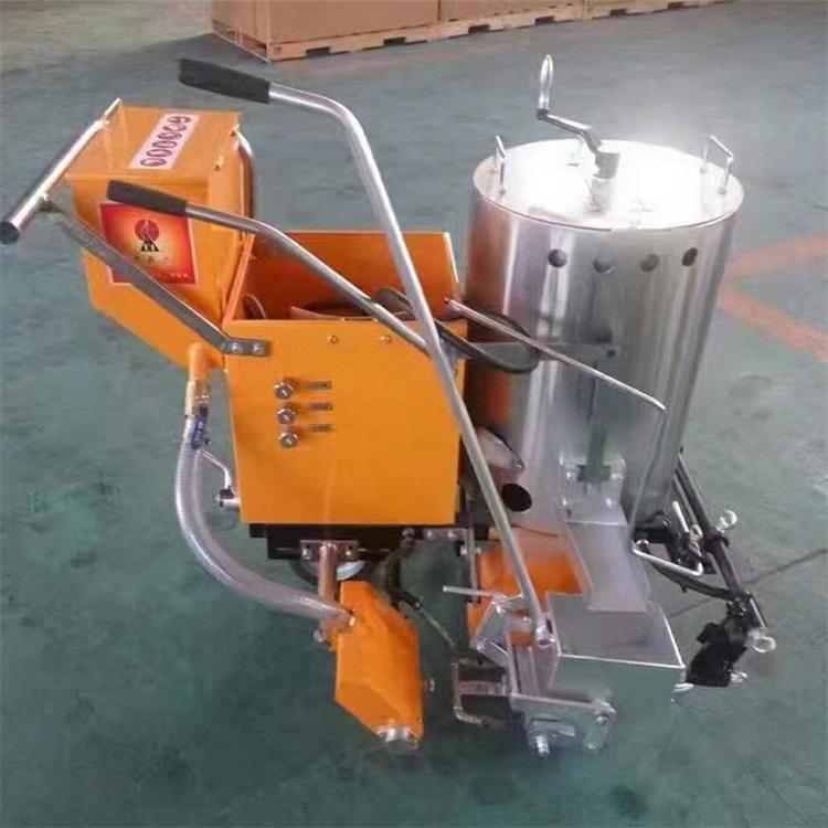 中拓 热熔划线一体机 停车位划线机 标线机线条清晰