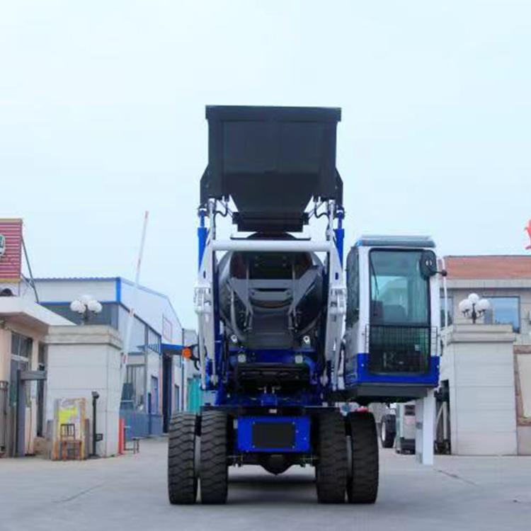 中拓 自上料搅拌车 六轮混凝土搅拌机 建筑工地水泥砂浆混合机
