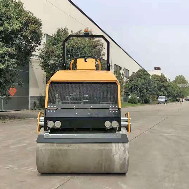 中拓 压路机 可乘式中小型压实机械 双钢轮震动型压路设备