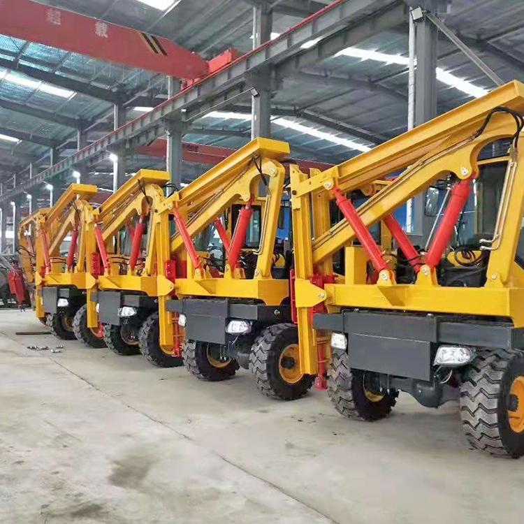 中拓护栏打桩机 地基引孔钻机 操作简单灵活耐用