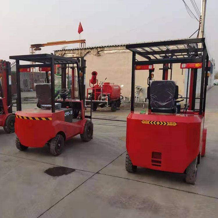 中拓液压升降电瓶堆高搬运车 驱平衡重电动叉车 小型堆垛车