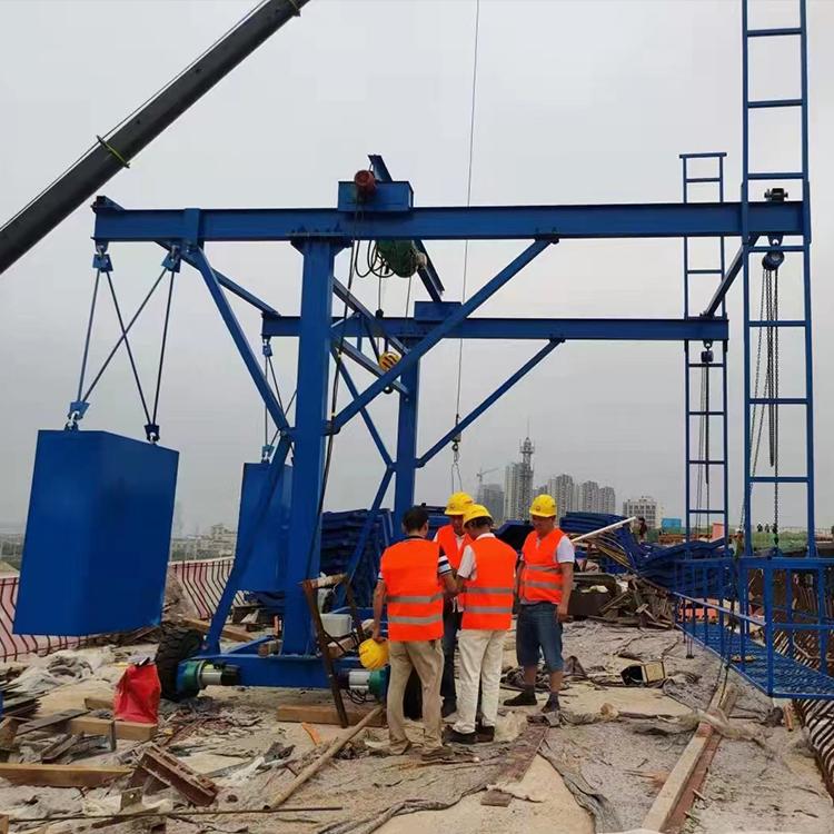 中拓护栏模板台车 桥梁张拉施工台车 自动移动式安全作业车