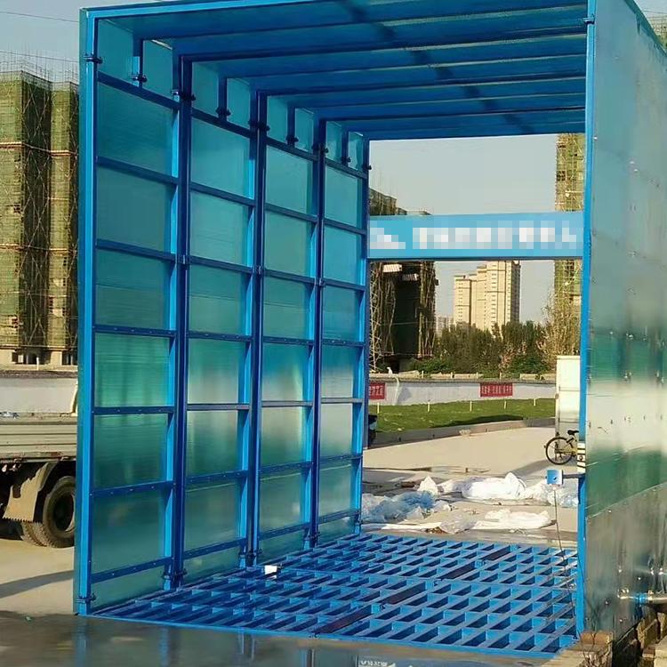 中拓洗轮机 渣土车辆清洗机 免基础6米车辆清洗平台