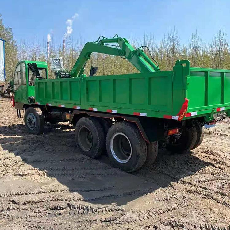 中拓随车挖 液压大臂多用途随车吊 四驱随车运输车