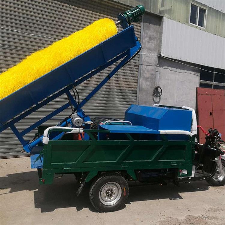 中拓道路护栏清洗机 多功能围档清洗设备 驾驶式