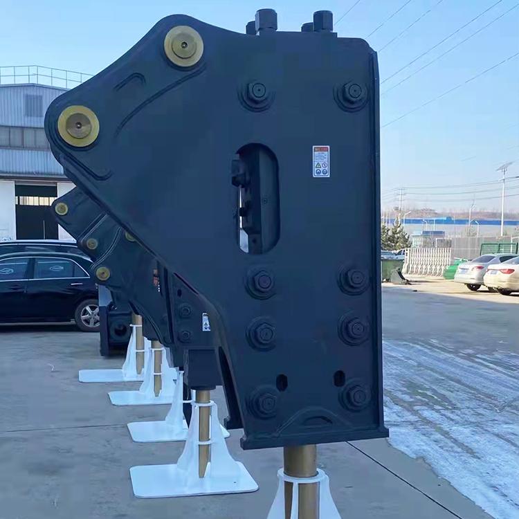 中拓 挖掘机破碎锤 矿井铲车安装破碎设备 工程铲车炮锤