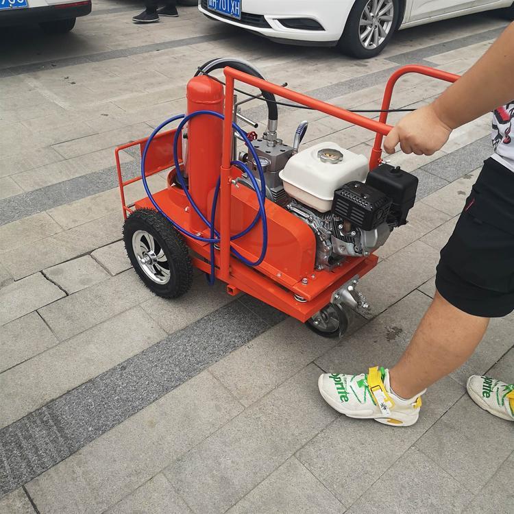 中拓冷喷划线机 手推冷喷式公路画线车 道路标志线机
