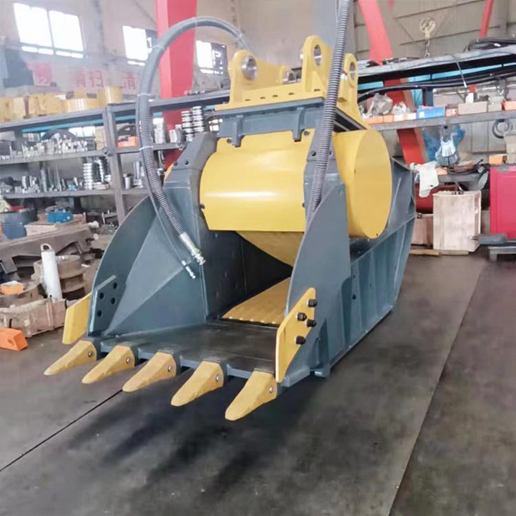 中拓 破碎斗 移动式挖掘机破碎机器设备 大型重载矿山石挖斗